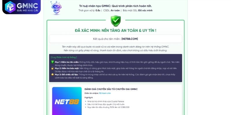 Chuyên gia đối soát mã nguồn kiểm chứng GMNC có uy tín không
